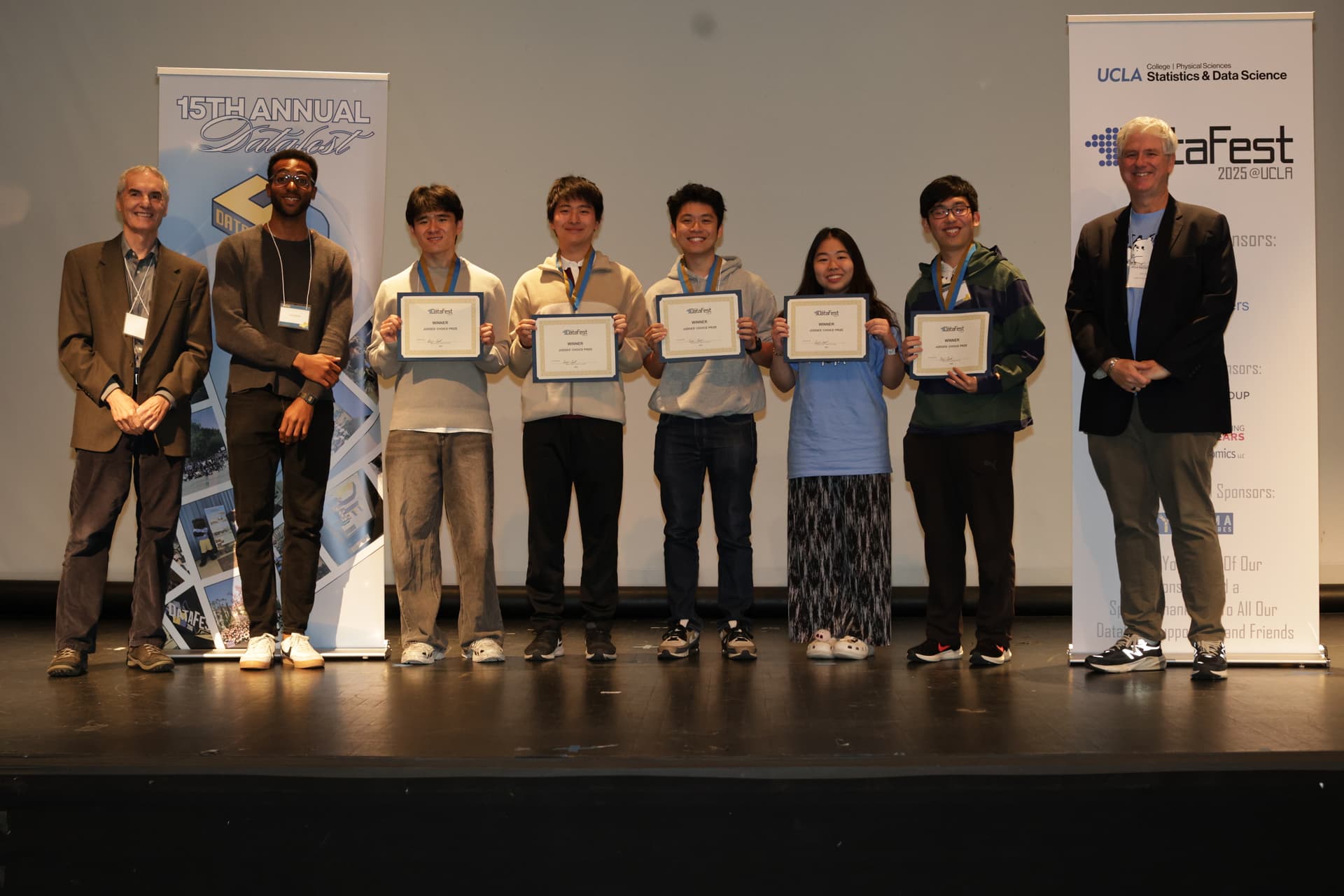 Our team photo at the hackathon